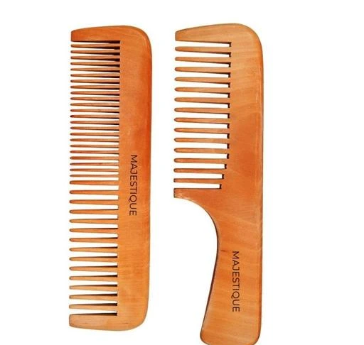 Checkout this latest Hair Combs
Product Name: *2PCS Wooden Neem Comb By Majestique. Wooden Hair Comb for Women, Wood Comb Anti-Static & No Snag, Wodden Comb Handcrafted Wooden Hair Comb*
Product Name: 2PCS Wooden Neem Comb By Majestique. Wooden Hair Comb for Women, Wood Comb Anti-Static & No Snag, Wodden Comb Handcrafted Wooden Hair Comb
Brand Name: Others
Material: Wood
Net Quantity (N): 2
Majestique Wood Comb will glide through your hair and beard with zero static build-ups, unlike plastic and metal combs. Its anti-static design helps to avoid hair tangles and curls, making hair silky smooth and reducing hair breakage. This anti-static wooden comb is non-irritating to the scalp when you comb your hair and improves weak areas and corrects hair loss. Our hair comb is made from pure wood with a rounded teeth design. The handcrafted design makes it sturdy and suitable for long-term use. Comb Hair with this amazing styling comb daily and you will exfoliate the impurities such as dust, dirt, and other contaminants and significantly eliminate dandruff.
Country of Origin: India
Easy Returns Available In Case Of Any Issue


SKU: HR139-HR140
Supplier Name: BRIOTA BRANDS PRIVATE LIMITED

Code: 571-100052167-973

Catalog Name:  Advanced Unique Hair Combs
CatalogID_28760278
M07-C20-SC5612