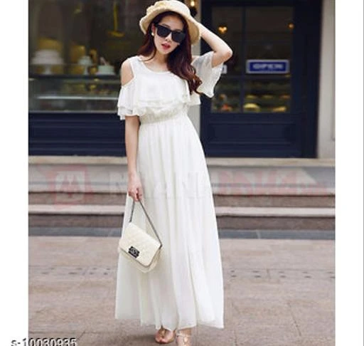 Checkout this latest Dresses
Product Name: *White Cold Shoulder Long Dress*
Fabric: Georgette
Sleeve Length: Short Sleeves
Pattern: Solid
Net Quantity (N): 1
Sizes:
S, M, L, XL
Easy Returns Available In Case Of Any Issue


SKU: White Cold Shoulder Long Dress
Supplier Name: NEOEN LIFESTYLE

Code: 414-10030935-2421

Catalog Name: Fancy Sensational Women Dresses
CatalogID_1792978
M04-C07-SC1025