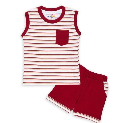 Checkout this latest Clothing Set
Product Name: * CUTOPIES Baba Suit  Kids Cotton Printed Half Sleeve T-Shirt and Shorts Set for Baby Boys and Girls. CP/BSSL 1001- Red *
Top Fabric: Cotton
Bottom Fabric: Cotton
Sleeve Length: Sleeveless
Top Pattern: Stripes
Bottom Pattern: Solid
Net Quantity (N): Single
Add-Ons: Bow Tie
Sizes:
0-1 Years, 1-2 Years, 2-3 Years, 3-4 Years, 4-5 Years, 5-6 Years
Baccho Ke Kapde, Bacho Ke Kpde Boy, Bacho Ke Liye Dress, Bacho Ke Kapde Girls, Bacho Ka Dress Boy, Bacho Ki Dress Girl, Bacho Ke Kapde Girls, Clothing Sets Girl, Clothing Sets For Boys, Boys Top & Bottom Sets, Shorts Tshirt Combo, Summer Dress For Girls, Garmiyon Ki T-Shirt, Garmiyon Ke Kapde Girls, Half Sleeve Printed T-Shirt & Shorts, Set Pack Of 1, Make Your Little Kids Look Pretty And Adorable Wearing This Pack Of Different Coloured Tops & T-Shirt Set. The Fabric Is Made Of 100% Soft Cotton That Are Baby Friendly. The Stretchable, Breathable And Sweat-Absorbent Fabric Makes These T-Shirts, Ideal For Our Indian Conditions And Everyday Casual Use. It Provides Your Kid Comfort and Makes It Ideal For All Day Long Use. Vibrant Colors And Stylish Prints Provide Your Kids With A Trendy Look. This Baby Boy and Baby Girl T-Shirt Shorts Set Has Beautiful Cartoon  
Country of Origin: India
Easy Returns Available In Case Of Any Issue


SKU: CP/BSSL 1001- Red 
Supplier Name: Cutopies

Code: 704-100370937-055

Catalog Name: Pretty Funky Boys Top & Bottom Sets
CatalogID_28871842
M10-C32-SC1182