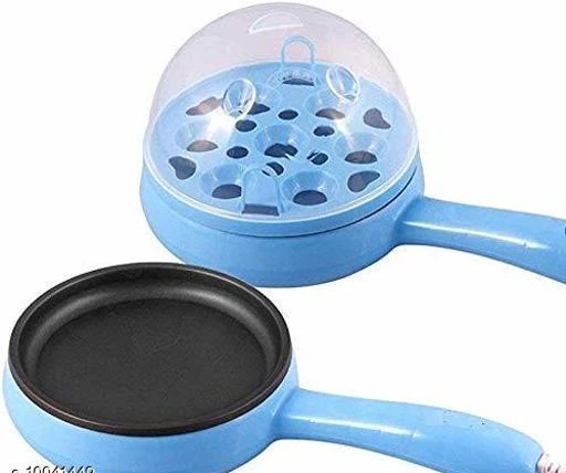 Multifunction Fry Pan 2 In 1 Egg Boiler Fryer Electric Non-Stick