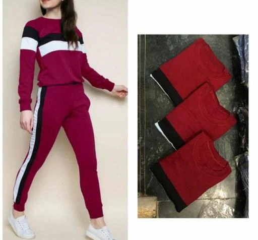 Checkout this latest Top & Bottom Sets
Product Name: *Trendy Western Wear Tracksuit Top & Bottom Set For Girls | Pattern Type :  (White) Striped Pattern , Long Sleeves Clothing Set | Color : Maroon | Fabric : Premium Cotton Material | Occasion : Sports Wear / Yoga Wear / Gym Wear / Night Wear / Casual Wear  Top & Bottom Set.*
Top Fabric: Cotton
Bottom Fabric: Cotton
Sleeve Length: Long Sleeves
Net Quantity (N): 1
Sizes: 
XXS (Top Bust Size: 24 in, Top Length Size: 21 in, Bottom Waist Size: 24 in, Bottom Length Size: 35 in) 
XS (Top Bust Size: 26 in, Top Length Size: 21 in, Bottom Waist Size: 26 in, Bottom Length Size: 35 in) 
S (Top Bust Size: 28 in, Top Length Size: 21 in, Bottom Waist Size: 28 in, Bottom Length Size: 35 in) 
M (Top Bust Size: 30 in, Top Length Size: 21 in, Bottom Waist Size: 30 in, Bottom Length Size: 35 in) 
Free Size (Top Bust Size: 32 in, Top Length Size: 21 in, Bottom Waist Size: 32 in, Bottom Length Size: 35 in) 
Care Instructions: Hand Wash Only Fit Type:  (FREE SIZE UPTO -24-32)  Regular Care Instructions: Machine-wash Regular Fit Fabric Composition : 95% Cotton, 5% Spandex Sporty Fabric Has Some Stretch Season Suitable For All Season Occasions , Cotton  Stretch Fabric - Perfect for Yoga, Exercise, Fitness, any type of workout, or everyday use. This trendy casual Zara Solid Striped  Tracksuit  for women is designed on which makes you look stylish even when you are stretching your body hard. Body Fit Tights with Quick Dry Fabric. Lightweight & Breathable Fabric assures maximum comfort during Gym, Yoga and Aerobics workouts ,Running, Morning Jogging , Regular Fit, comfy and fashion casual Tracksuit, suitable for many occasions, no fading and no deformation. | Women's Cotton Z Tracksuit, Joggers, Gym, Active Wear Lower Wear , Yoga Wear  Solid Striped Tracksuit , Regular Fit, comfy and fashion casual Tracksuit, suitable for many occasions, no fading and no deformation. Women's Zara Striped Tracksuit Women's Cotton Top & Bottom Tracking suit,  Used As Sports Wear, Gym Wear, Yoga Wear, Night Wear, Party Wear, Active Wear, Casual Wear, etc.
Country of Origin: India
Easy Returns Available In Case Of Any Issue


SKU: PL-GUI-MR
Supplier Name: MAVERICK STORE

Code: 194-100586594-0002

Catalog Name: Comfy Latest Women Top & Bottom Sets
CatalogID_28927275
M04-C07-SC1290