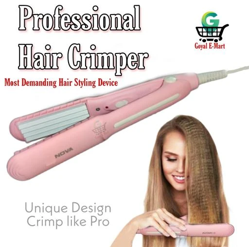  - Nova Hair Crimper Beveled Edge For Crimping Styling And  Volumizing