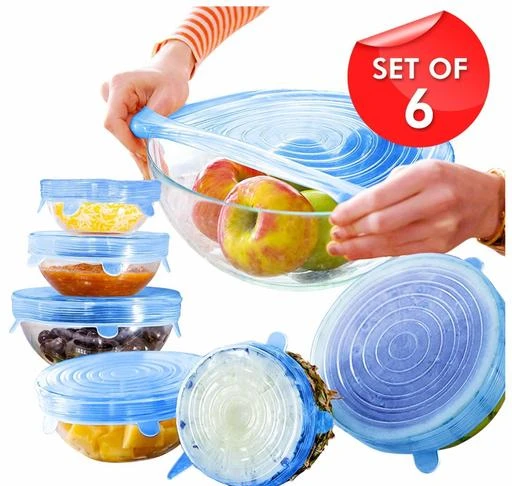 Checkout this latest Jars & Containers
Product Name: *KitchenFest® Microwave Safe Silicone Stretch Lids reuseable Flexible Covers for Rectangle, Round, Square Bowls, Dishes, Plates, Cans, Jars, Glassware and Mugs (Free Size) - Set of 6*
Material: Silicone
Country of Origin: India
Easy Returns Available In Case Of Any Issue


SKU: Silicone Lid Cover 6pcs, Blue-02
Supplier Name: Infinitybuy

Code: 542-10073797-744

Catalog Name: Essential Ladles & Spatula
CatalogID_1803188
M08-C23-SC1428