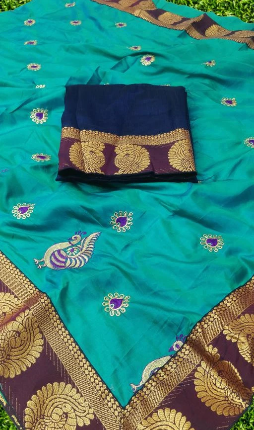 peacock design saree