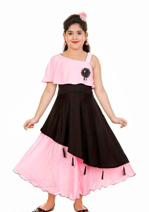 Checkout this latest Frocks & Dresses
Product Name: *Gorgeous Girls Maxi Dress*
Fabric: Satin
Pattern: Colorblocked
Net Quantity (N): Single
Sizes:
4-5 Years (Bust Size: 26 in, Length Size: 25 in) 
5-6 Years (Bust Size: 26 in, Length Size: 27 in) 
6-7 Years (Bust Size: 28 in, Length Size: 28 in) 
7-8 Years (Bust Size: 30 in, Length Size: 29 in) 
8-9 Years, 9-10 Years, 10-11 Years
Country of Origin: India
Easy Returns Available In Case Of Any Issue


SKU: 67B
Supplier Name: ZOOBA-

Code: 523-10147238-4101

Catalog Name: Princess Comfy Girls Frocks & Dresses
CatalogID_1827997
M10-C32-SC1141