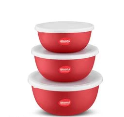 Microwave Safe Bowl Set with Lid, Bowls Set, Microwave Bartan