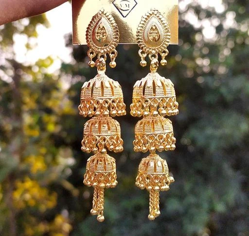 Checkout this latest Earrings & Studs
Product Name: *Best Quality Latest Design Golden Jhumka Earrings for Girls Women*
Base Metal: Steel
Plating: Gold Plated
Sizing: Non-Adjustable
Stone Type: No Stone
Type: Jhumkhas
Net Quantity (N): 1
Best Quality Latest Design Golden Jhumka Earrings for Girls Women Best Quality Latest Design Golden Jhumka Earrings for Girls Women Best Quality Latest Design Golden Jhumka Earrings for Girls Women Best Quality Latest Design Golden Jhumka Earrings for Girls Women Best Quality Latest Design Golden Jhumka Earrings for Girls Women
Country of Origin: India
Easy Returns Available In Case Of Any Issue


SKU: Golden_3Round_Jhumka_00120
Supplier Name: SUBHAM COLLECTION

Code: 79-102056833-521

Catalog Name: Wonderful Earrings & Studs
CatalogID_29401842
M05-C11-SC1091