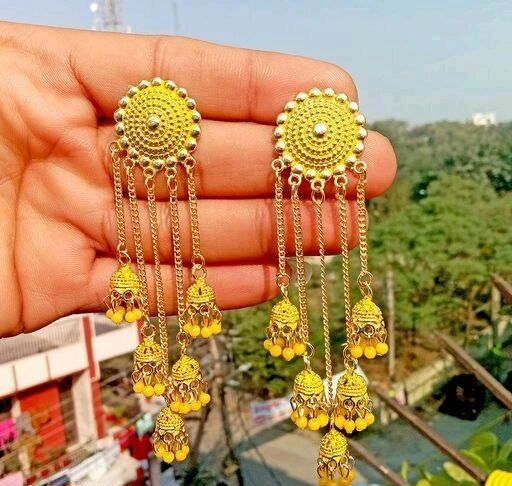 Beautiful Heavy Artificial Earrings Designs for Women in 2023  Indian jewellery  design earrings Fancy jewellery designs Fancy jewellery