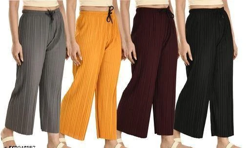 Checkout this latest Palazzos
Product Name: * Ravishing Modern Women Palazzos*
Fabric: Polyester
Pattern: Solid
Sizes: 
28 (Waist Size: 33 in, Length Size: 28 in) 
30 (Waist Size: 33 in, Length Size: 30 in) 
32 (Waist Size: 34 in, Length Size: 32 in) 
34 (Waist Size: 34 in, Length Size: 34 in) 
36 (Waist Size: 34 in, Length Size: 36 in) 
Country of Origin: India
Easy Returns Available In Case Of Any Issue


SKU: 902602444
Supplier Name: INDIA HUB FASHION

Code: 918-102242257-999

Catalog Name: Fashionable Modern Women Palazzos
CatalogID_29458763
M04-C08-SC1039