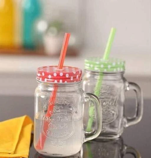 Checkout this latest Jars & Containers
Product Name: *Mason Jar Glass Set of 2 for Juice with Lid and Straw (500ml)*
Material: Glass
Type: Dry Fruit Jar
Features: Airtight
Product Breadth: 5.5 Cm
Product Height: 6.5 Cm
Product Length: 6 Cm
Net Quantity (N): Pack Of 2
The drinking jars have ergonomic handles so you can easily hold them and lift them to take a sip. The jars have lids with straw holes to keep your drink safe. The stainless steel lids and the glass jars are dishwasher safe and easy to clean. This stylish and colorful mason jar set will make the perfect gift for anyone that loves fun drinks. Show the ones closest to you how much you care by giving them a present they will love and use every day.
Country of Origin: India
Easy Returns Available In Case Of Any Issue


SKU: 2 x 500 ML Mason Jar
Supplier Name: R K K

Code: 581-102257411-992

Catalog Name: Stylo Jars & Containers
CatalogID_29463817
M08-C23-SC2252
