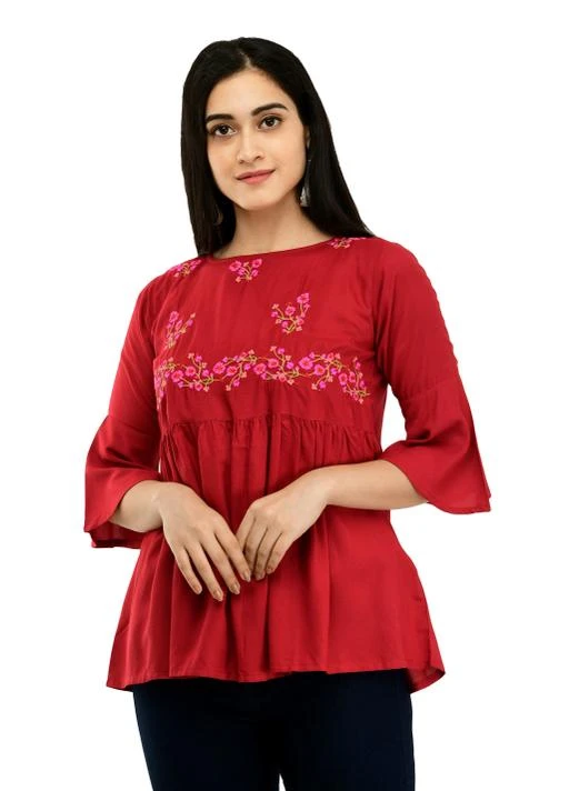 Checkout this latest Tops & Tunics
Product Name: *Trend womens Top*
Fabric: Rayon
Sleeve Length: Three-Quarter Sleeves
Pattern: Embroidered
Net Quantity (N): 1
Sizes:
XS, S, M, L, XL, XXL
Country of Origin: India
Easy Returns Available In Case Of Any Issue


SKU: KartX00128
Supplier Name: Kartx Exports

Code: 732-10264060-588

Catalog Name: Karleep womens Tops
CatalogID_1860583
M04-C07-SC1020