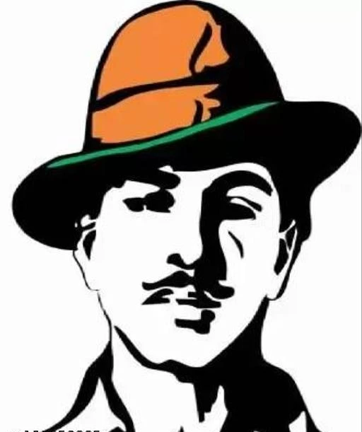 fcity.in - Bhagat Singh Sticker / Essential Car Wraps Decals Stickers