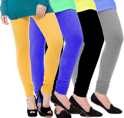 ASA Woolen Leggings for Women, Winter Bottom Wear Combo Pack of 4 Free Size