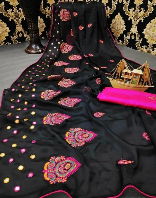 Sarees
Abhisarika Sensational Sarees
Saree Fabric: Soft Moss Chiffion
Blouse: Separate Blouse Piece
Blouse Fabric: Baahubali Silk
Pattern: Embroided
Blouse Pattern: Embroided
Multipack: Single
Sizes: 
Free Size (Saree Length Size:5.8 m  Blouse Length Size: 0.8 m) 
Country of Origin: India
Sizes Available: 

SKU: k4.1_black
Supplier Name: K Cre

Code: 136-10295964-3381

Catalog Name: Abhisarika Sensational Sarees
CatalogID_1868636
M03-C02-SC1004
