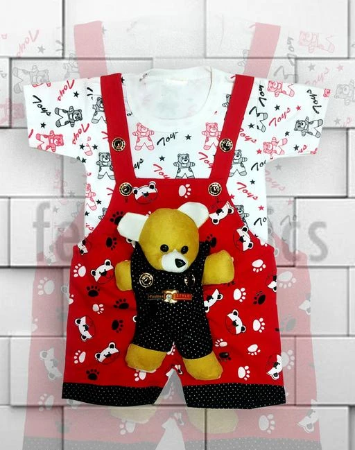 Checkout this latest Dungarees & Jumpsuits
Product Name: *UNISEX KIDS KASHIKA NEW   REMOVABLE TEDDY DUNGAREE*
Fabric: Cotton
Sleeve Length: Shoulder Straps
Pattern: Printed
Multipack: 1
Sizes: 
0-1 Years
Country of Origin: India
Easy Returns Available In Case Of Any Issue


Catalog Rating: ★4 (77)

Catalog Name: Agile Stylus Boys Dungarees & Jumpsuits
CatalogID_1868702
C62-SC1152
Code: 952-10296096-336