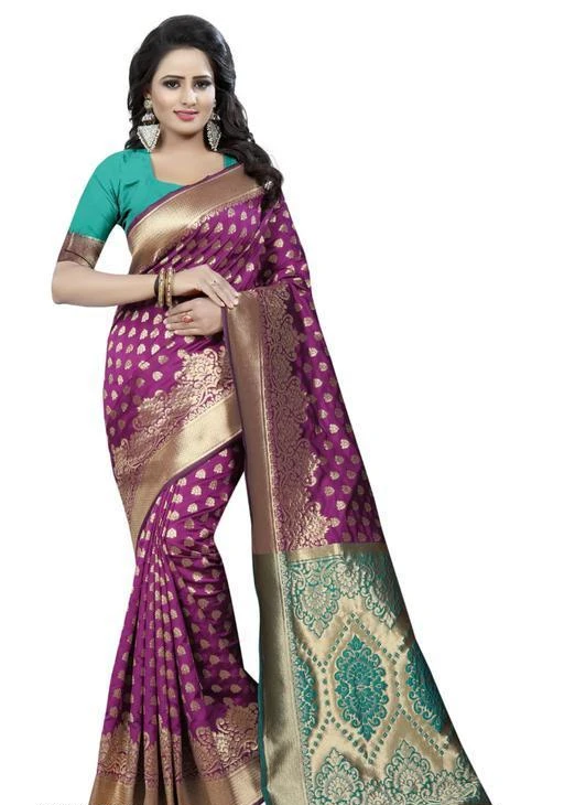 Checkout this latest Sarees
Product Name: *Attractive Kanchi Silk Jacquard Work Saree*
Saree Fabric: Silk
Pattern: Zari Woven
Sizes: 
Free Size
Easy Returns Available In Case Of Any Issue


SKU: KSS_5
Supplier Name: D N C

Code: 107-1033690-5781

Catalog Name: Myra Attractive Kanchi Silk Jacquard Work Sarees Vol 4
CatalogID_125152
M03-C02-SC1004