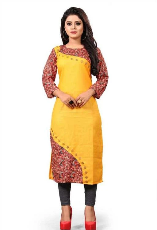 Checkout this latest Kurtis
Product Name: *Women Cotton Straight Printed Yellow Kurti*
Fabric: Cotton
Sleeve Length: Three-Quarter Sleeves
Pattern: Printed
Combo of: Single
Sizes:
L (Bust Size: 40 in, Size Length: 47 in) 
Country of Origin: India
Easy Returns Available In Case Of Any Issue


Catalog Name: Women Cotton Straight Printed Yellow Kurti
CatalogID_1879259
Code: 000-10342052

.