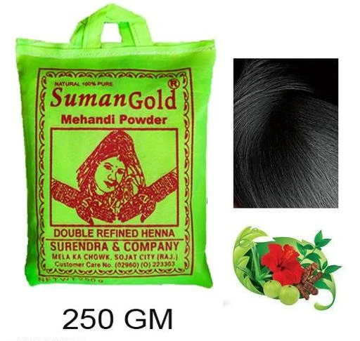  - Suman Gold Henna Mehandi Powder For Hair Colour Hair Treatment  Hair
