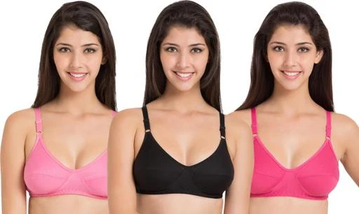 Checkout this latest Bra
Product Name: *bras for women seamless Non-padded bras for women women bra best bra everyday bra ladies bra cotton padded bra bra with cup size combo pack lightly padded bra for women hot everyday bra fancy Tube bra regular wear Bra,bras for women,regular wear Bra lightly padded bra for women cotton Regular bra*
Fabric: Cotton Blend
Print or Pattern Type: Solid
Padding: Non Padded
Type: Everyday Bra
Wiring: Non Wired
Seam Style: Seamed
Add On: Hooks
Sizes:
30A (Underbust Size: 30 in, Overbust Size: 31 in) 
32A (Underbust Size: 32 in, Overbust Size: 33 in) 
34A (Underbust Size: 34 in, Overbust Size: 35 in) 
36A (Underbust Size: 36 in, Overbust Size: 37 in) 
38A (Underbust Size: 38 in, Overbust Size: 39 in) 
40A (Underbust Size: 40 in, Overbust Size: 41 in) 
30B (Underbust Size: 30 in, Overbust Size: 31 in) 
32B (Underbust Size: 32 in, Overbust Size: 33 in) 
34B (Underbust Size: 34 in, Overbust Size: 35 in) 
36B (Underbust Size: 36 in, Overbust Size: 37 in) 
38B (Underbust Size: 38 in, Overbust Size: 39 in) 
40B (Underbust Size: 40 in, Overbust Size: 41 in) 
Country of Origin: India
Easy Returns Available In Case Of Any Issue


SKU: 3 Combo Regularz
Supplier Name: Tradezone

Code: 062-103606905-995

Catalog Name: Comfy Women Bra
CatalogID_29878425
M04-C09-SC1041