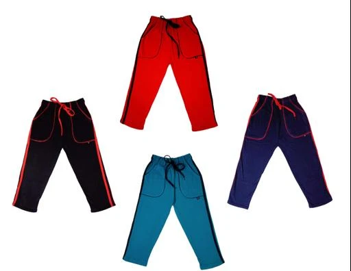 Checkout this latest Trackpants & Joggers
Product Name: *LOVO Boys Solid Cotton Track Pants (Set of 4)*
Fabric: Cotton
Pattern: Solid
Multipack: 4
Sizes: 
12-18 Months, 18-24 Months, 1-2 Years, 2-3 Years, 3-4 Years, 4-5 Years (Waist Size: 22 in, Length Size: 24 in, Hip Size: 22 in) 
5-6 Years, 6-7 Years, 7-8 Years, 8-9 Years, 9-10 Years, 10-11 Years, 11-12 Years, 12-13 Years
Country of Origin: India
Easy Returns Available In Case Of Any Issue


Catalog Rating: ★4 (89)

Catalog Name: Modern Stylish Kids Boys Woolen Trackpants
CatalogID_1891625
C59-SC1186
Code: 828-10392688-6132