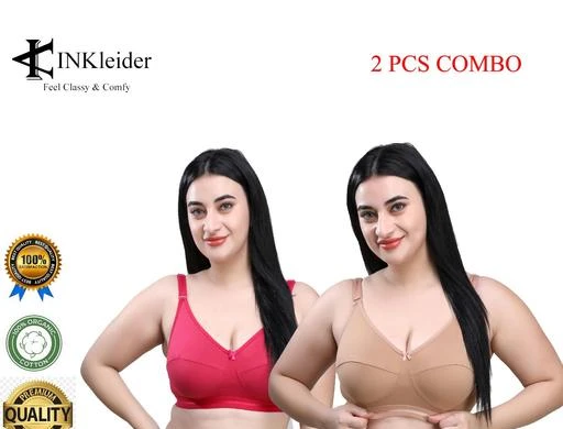 INKleider NEW CLASSIC DESIGN LADIES NON PADDED BRA OR LINGRIES DRESSES  CLOTHS FOR PLUS SIZE WOMAN AND GIRLS FASHION