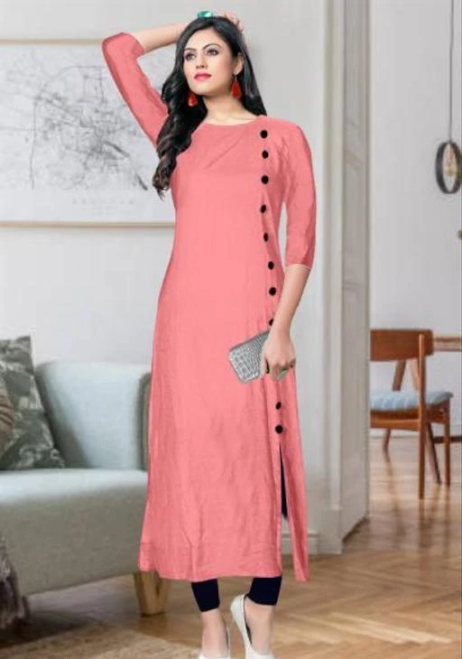 Checkout this latest Kurtis
Product Name: *Charvi Graceful Kurtis*
Fabric: Rayon
Sleeve Length: Three-Quarter Sleeves
Pattern: Solid
Combo of: Single
Sizes:
M (Bust Size: 38 in) 
L (Bust Size: 40 in) 
XL (Bust Size: 42 in) 
XXL (Bust Size: 44 in) 
XXXL (Bust Size: 46 in) 
4XL (Bust Size: 48 in) 
Country of Origin: India
Easy Returns Available In Case Of Any Issue


SKU: Peach Mahi-26
Supplier Name: NEJADHARI FAB meesho

Code: 943-104336920-944

Catalog Name: Charvi Graceful Kurtis
CatalogID_30103943
M03-C03-SC1001