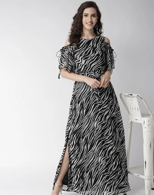 Checkout this latest Dresses
Product Name: *Women Cold Shoulder Maxi Round Neck Fit & Flare Printed Dress*
Fabric: Georgette
Sleeve Length: Short Sleeves
Pattern: Self-Design
Net Quantity (N): 1
Sizes:
S (Bust Size: 34 in, Length Size: 55 in) 
M (Bust Size: 36 in, Length Size: 55 in) 
L (Bust Size: 38 in, Length Size: 56 in) 
XL (Bust Size: 40 in, Length Size: 56 in) 
Cold Shoulder Maxi Dress,
Round Neck Design,
Short Sleeve with Frill,
Fit & Flare Design,
Concealed Zipper at side for a leaner look,
Attached Under Lining.
Country of Origin: India
Easy Returns Available In Case Of Any Issue


SKU: LMA695-593-TG
Supplier Name: Style Life

Code: 868-104529238-9912

Catalog Name: Women Cold Shoulder Maxi Round Neck Fit & Flare Printed Dress
CatalogID_30165863
M04-C07-SC1025
