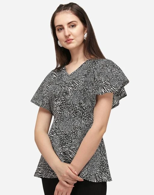 Checkout this latest Tops & Tunics
Product Name: *TRENDY FANCY MODERN WOMEN TOPS & TUNICS*
Fabric: Crepe
Sleeve Length: Short Sleeves
Pattern: Printed
Net Quantity (N): 1
Sizes:
S (Bust Size: 35 in, Length Size: 24 in) 
M (Bust Size: 37 in, Length Size: 24 in) 
L (Bust Size: 39 in, Length Size: 25 in) 
XL (Bust Size: 41 in, Length Size: 25 in) 
TRENDY STYLISH HIGH QUALITY CREPE FABRIC MODERN WOMEN TOPS & TUNICS
Country of Origin: India
Easy Returns Available In Case Of Any Issue


SKU: 345447227
Supplier Name: Shree balaji fashion 1122

Code: 662-104559688-995

Catalog Name: Trendy Retro Women Tops & Tunics
CatalogID_30175809
M04-C07-SC1020