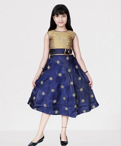 Checkout this latest Frocks & Dresses
Product Name: *NN Girls Fancy Partywear Solid Gown(BLUE). Girls Fancy Partywear. Cute Stylish Girls Frocks & Dresses. Modern Girls Fancy Dresses. Fabulous Beautiful  Girls Frocks And Dresses. Amazing Elegant Girls Frocks And Dresses. *
Fabric: Silk Blend
Sleeve Length: Three-Quarter Sleeves
Pattern: Solid
Sizes:
3-4 Years (Bust Size: 22 in, Length Size: 30 in) 
4-5 Years (Bust Size: 24 in, Length Size: 32 in) 
5-6 Years (Bust Size: 26 in, Length Size: 34 in) 
7-8 Years (Bust Size: 28 in, Length Size: 36 in) 
8-9 Years (Bust Size: 30 in, Length Size: 38 in) 
9-10 Years (Bust Size: 32 in, Length Size: 40 in) 
Country of Origin: India
Easy Returns Available In Case Of Any Issue


SKU:  Solid Blue Dressss 
Supplier Name: Shri Harsh Textile

Code: 195-104564034-998

Catalog Name: Cutiepie Elegant Girls Frocks & Dresses
CatalogID_30177275
M10-C32-SC1141