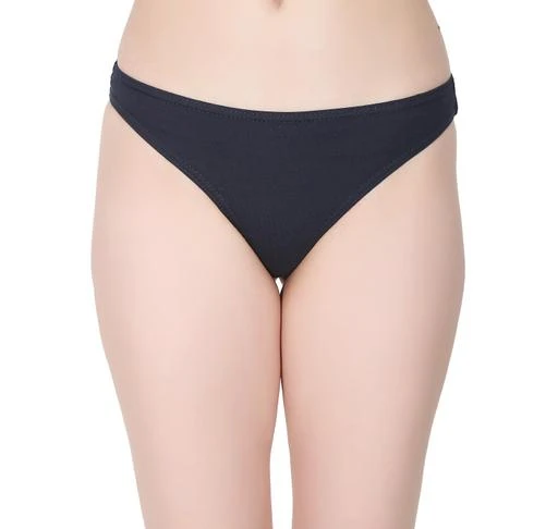  Women Cotton Low Waist Ultra Soft No Show Back Invisible Back  Thong