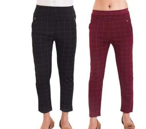 Jeggings
Elegant Fashionista Women Jeggings
Fabric: Lycra
Pattern: Checked
Multipack: 2
Sizes: 
Free Size (Waist Size: 34 in Length Size: 38 in)
Country of Origin: India
Sizes Available: 

SKU: 20201013_182133
Supplier Name: Kurtis villa

Code: 744-10469095-8511

Catalog Name: Elegant Fashionista Women Jeggings
CatalogID_1909323
M04-C08-SC1033