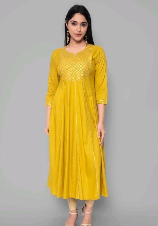 Checkout this latest Kurtis
Product Name: *Charvi Ensemble Kurtis*
Fabric: Rayon
Sleeve Length: Three-Quarter Sleeves
Pattern: Zari Woven
Combo of: Single
Sizes:
M, L, XL, XXL
Radhey Krishna Brand Jaipuri Straight Kurti. Beautiful kurti to sparkle in daily season. it is perfect for daily season and any special occasion ,marriage ceremony, parties and specially for haldi rashm. Are you looking for a unique pattern in your wardrobe and highly stylized ethnic dress, then RADHEY KRISHNA ENTERPRISES has the answer for you. This apparel is very stylish and comfortable with beautiful designs and patterns. We are trust in clothing ,come with us for some thing perfect and special.
Country of Origin: India
Easy Returns Available In Case Of Any Issue


SKU: MUSTARD DC GOWN
Supplier Name: Radhey Krishna Fashion Store

Code: 224-104774464-055

Catalog Name: Charvi Ensemble Kurtis
CatalogID_30249931
M03-C03-SC1001