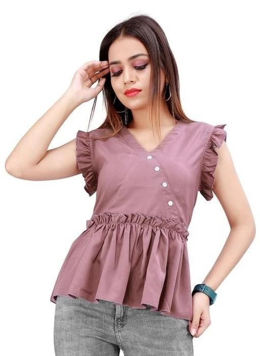 Checkout this latest Tops & Tunics
Product Name: *Trendy Modern Women Tops & Tunics*
Fabric: Crepe
Sleeve Length: Sleeveless
Pattern: Solid
Net Quantity (N): 1
Sizes:
S (Bust Size: 35 in, Length Size: 23 in) 
M (Bust Size: 37 in, Length Size: 23 in) 
L (Bust Size: 39 in, Length Size: 23 in) 
XL (Bust Size: 41 in, Length Size: 23 in) 
Trendy Modern Women Tops & Tunics Name: Trendy Modern Women Tops & Tunics Fabric: Crepe Sleeve Length: Sleeveless Pattern: Solid Sizes: XS, S, M (Bust Size: 38 in, Length Size: 22 in)  L (Bust Size: 40 in, Length Size: 22 in)  XL (Bust Size: 42 in, Length Size: 22 in)  XXL (Bust Size: 44 in, Length Size: 22 in)   Country of Origin: India
Country of Origin: India
Easy Returns Available In Case Of Any Issue


SKU: Lts--top4-Pink
Supplier Name: LETSTART ENTERPRISE

Code: 162-104807838-994

Catalog Name: Pretty Designer Women Tops & Tunics
CatalogID_30262557
M04-C07-SC1020