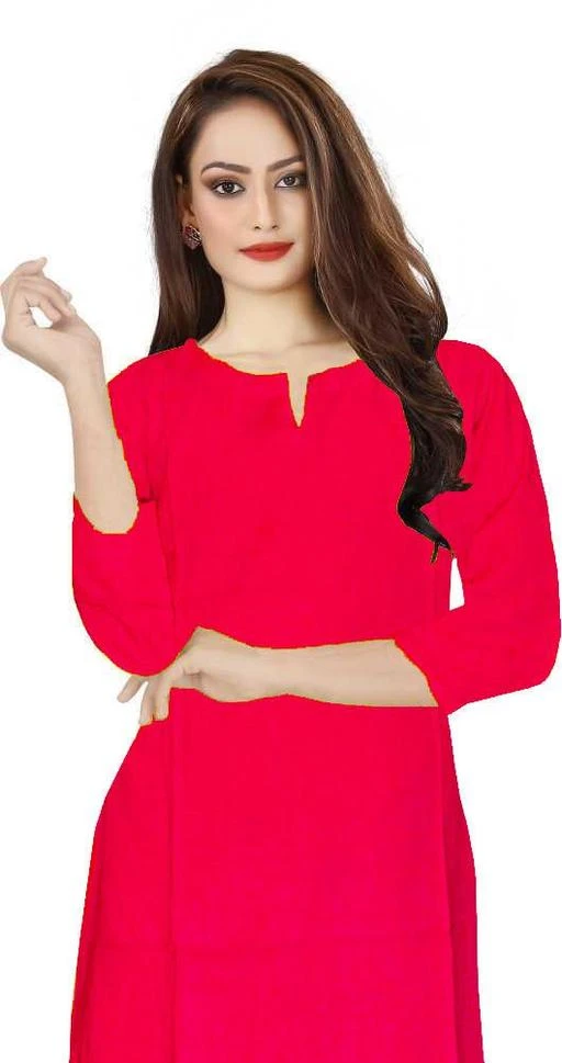 Checkout this latest Kurtis
Product Name: *Chitrarekha Fashionable Kurtis*
Fabric: Cotton
Sleeve Length: Three-Quarter Sleeves
Pattern: Solid
Combo of: Single
Sizes:
S (Bust Size: 36 in, Size Length: 42 in) 
M (Bust Size: 38 in, Size Length: 42 in) 
L (Bust Size: 40 in, Size Length: 42 in) 
XL (Bust Size: 42 in, Size Length: 42 in) 
XXL (Bust Size: 44 in, Size Length: 42 in) 
Kurta Fabric : Cotton Slub, Sleeve Length : Three-Quarter Sleeves, Set Type : 1 Piece Kurta , Pattern : Solid, Multipack : Pack Of 1, Sizes : M (Bust Size : 38 in, Shoulder Size: 14.5 in, Kurta Waist Size: 36 in, Kurta Hip Size: 40 in, Kurta Length Size: 42 in, Bottom Waist Size: 32 in, Bottom Hip Size: 44 in, Bottom Length Size: 38 in), L (Bust Size : 40 in, Shoulder Size: 14.5 in, Kurta Waist Size: 36 in, Kurta Hip Size: 40 in, Kurta Length Size: 42 in, Bottom Waist Size: 32 in, Bottom Hip Size: 44 in, Bottom Length Size: 38 in), XL (Bust Size : 42 in, Shoulder Size: 14.5 in, Kurta Waist Size: 36 in, Kurta Hip Size: 40 in, Kurta Length Size: 42 in, Bottom Waist Size: 32 in, Bottom Hip Size: 44 in, Bottom Length Size: 38 in), XXL (Bust Size : 44 in, Shoulder Size: 14.5 in, Kurta Waist Size: 36 in, Kurta Hip Size: 40 in, Kurta Length Size: 42 in, Bottom Waist Size: 32 in, Bottom Hip Size: 44 in, Bottom Length Size: 38 in), women’s cotton printed kurti and pant/skirt/palazzo is made of rich high quality cotton cloth which makes it very comfortable and all season’s wear. 
Country of Origin: India
Easy Returns Available In Case Of Any Issue


SKU: KR_1262
Supplier Name: VATSALYA FASHION

Code: 882-105665547-999

Catalog Name: Chitrarekha Fashionable Kurtis
CatalogID_30517741
M03-C03-SC1001