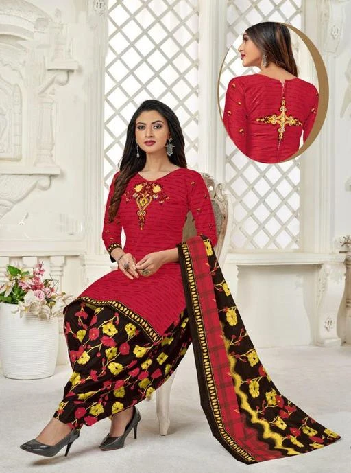 Checkout this latest Suits
Product Name: *Aagam Petite Salwar Suits & Dress Materials*
Top Fabric: Cotton
Bottom Fabric: Cotton
Dupatta Fabric: Chiffon
Lining Fabric: No Lining
Type: Un Stitched
Pattern: Embroidered
Country of Origin: India
Easy Returns Available In Case Of Any Issue


SKU: PADMAVATI RED
Supplier Name: Heritagetreasureshouse

Code: 145-105689739-007

Catalog Name: Aagam Petite Salwar Suits & Dress Materials
CatalogID_30526469
M03-C05-SC1002
