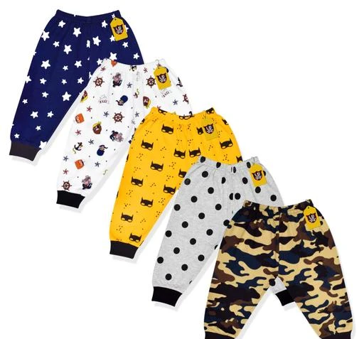 Checkout this latest Trackpants & Joggers
Product Name: *Jacks Soft Cotton Unisex Track Pants Lowers Pajama For Kids Boys & Girls *
Fabric: Cotton Blend
Pattern: Printed
Net Quantity (N): 5
Jacks Soft Cotton Unisex Track Pants Lowers Pajama For Kids Boys & Girls
Sizes: 
6-12 Months (Length Size: 15 in) 
12-18 Months (Length Size: 16 in) 
18-24 Months (Length Size: 18 in) 
2-3 Years (Length Size: 20 in) 
3-4 Years (Length Size: 22 in) 
4-5 Years (Length Size: 23 in) 
Country of Origin: India
Easy Returns Available In Case Of Any Issue


SKU: Jacks001
Supplier Name: JACK'S STAR

Code: 065-105707312-9941

Catalog Name: Pretty Comfy Kids Boys Trackpants
CatalogID_30533117
M10-C32-SC1186