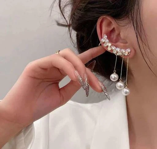 Buy YADOCA 4 Pairs Clip Earrings for Women Fashion Rose Flower CZ Pearl  Twist Knot Hypoenic Non Pierced Clip On Earrings Online at desertcartINDIA