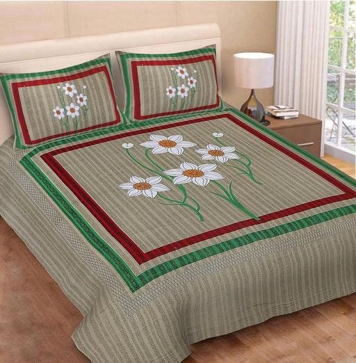 Checkout this latest Bedsheets_500-1000
Product Name: *Beautiful  cotton bed sheet with 2 pillow cover*
Fabric: Cotton
No. Of Pillow Covers: 2
Thread Count: 170
Multipack: Pack Of 1
Sizes:
Queen (Length Size: 100 in Width Size: 100 in Pillow Length Size: 28 in Pillow Width Size: 27 in)
Country of Origin: India
Easy Returns Available In Case Of Any Issue


SKU: BB1
Supplier Name: J J Enterprises

Code: 183-10659819-258

Catalog Name: Gorgeous Classy Bedsheets
CatalogID_1955811
M08-C24-SC2530