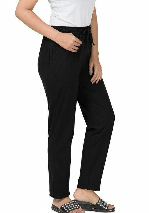 Best Plus Size Stretchable Track Pant For Women online by Cupid  Cotton  Lycra  Cupid Clothings