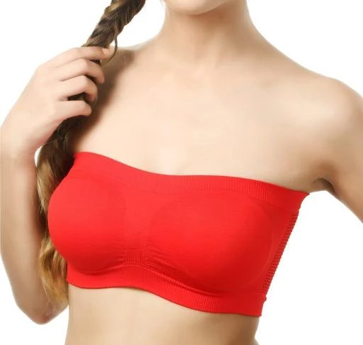  Women Non Padded Bandeau Bra / Women Non Padded Bandeau Bra