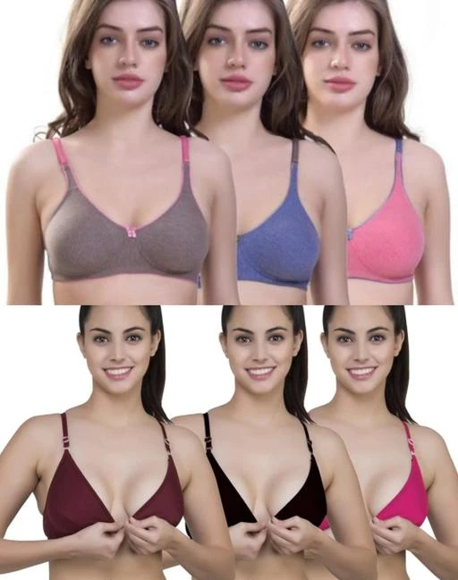  Bra Front Open Cotton Bra / Sassy Women Bra