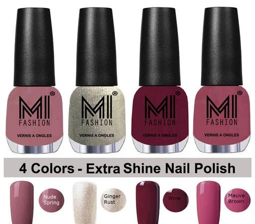 Fcity In Mi Fashion Premium Choice Matte Nail Polish Pack Of 4 Mi