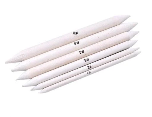 6 12pcs Blending Smudge Stump Stick Tortillon Sketch Art White Drawing  Charcoal Sketcking Tool Rice Paper Pen Artist Supplies | Free Shipping,  Free Returns | Temu Australia
