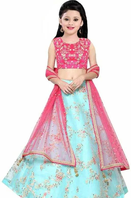 Checkout this latest Lehanga Cholis
Product Name: *Cutiepie Classy Kids Girls Floral Embrodereid Design Lehenga Cholis*
Top Fabric: Silk
Lehenga Fabric: Net
Dupatta Fabric: Net
Sleeve Length: Sleeveless
Top Pattern: Embroidered
Lehenga Pattern: Embroidered
Stitch Type: Unstitched
Net Quantity (N): 1
Sizes: 
3-4 Years, 4-5 Years, 5-6 Years, 6-7 Years, 7-8 Years
Product Color May Slightly Vary Due to Photographic Lighting Sources on Your Monitor Settings or Device Setting and Lighting Used in Mode Lehenga Details : Fabric :Net Blouse Details :: Fabric : Silk. Work : Embroidered Care Instructions: Hand Wash Only Material of Lehenga: Net *Size Details :-*  3-4 Year 4-5 Year 5-6 Year 6-7 Year 7-8 Year 8-9   Year 9-10  Year 10-11 Year 11-12 Year 12-13 Year [ Lehenga choli made from 100 % Quaility Fabric and 100 % Standard finishing work] Stitch Type : Semi-Stitched  Lehenga Choli Which is Available in a Shade Of Attractive Colours and is Made from Lehanga Fabric Net and Top Fabric Silk . This Lehengha Cholis is Semi-Stitched, so You can Make It According to Your Needs. The Lehengha Choli is a Suitable Choice When it Comes to Choosing an Ethnic Wear or a Festive Wear for Your Wardrobe. Our Dresses are Designed to be Smooth and Comfortable to wear for Kids. We Have Best Trending Stylish Collection for Girls. Composition Net and Embroidery We Deal In Lehengas Ghagra Choli Chaniya Choli Lehenga Choli Kids Dresses Ethnic Wear Accessories for Girls and Baby Girls.
Country of Origin: India
Easy Returns Available In Case Of Any Issue


SKU: Cutiepie Classy Kids Girls Floral Embrodereid Design Lehenga Cholis
Supplier Name: PHR

Code: 385-108527426-9921

Catalog Name: Tinkle Classy Kids Girls Lehanga Cholis
CatalogID_31420951
M10-C32-SC1137
