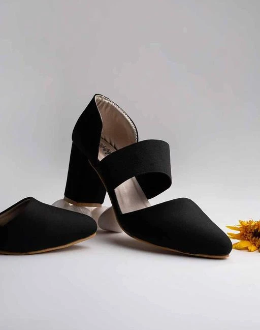 Black 2024 belly heels