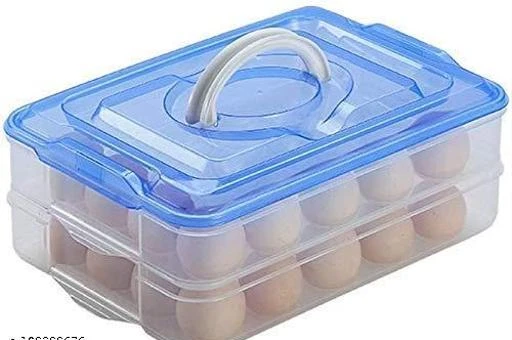 Checkout this latest Egg Baskets
Product Name: *Unbreakable Egg Box, Egg Holder, 24 Grid Egg Box Container Holder Tray for (24 Grid - 2 Layer), Plastic Double Layer Refrigerator 24 Eggs Storage Box Airtight Basket (Multi Color),egg box.*
Material: Plastic
Product Breadth: 10 Cm
Product Height: 10 Cm
Product Length: 10 Cm
Net Quantity (N): Pack Of 1
Unbreakable Egg Box, Egg Holder, 24 Grid Egg Box Container Holder Tray for (24 Grid - 2 Layer), Plastic Double Layer Refrigerator 24 Eggs Storage Box Airtight Basket (Multi Color),egg box.
Country of Origin: India
Easy Returns Available In Case Of Any Issue


SKU: 2-24 egg box
Supplier Name: BEST PRODUCT

Code: 322-109388676-999

Catalog Name: Stylo Egg Baskets
CatalogID_31681300
M08-C23-SC2252