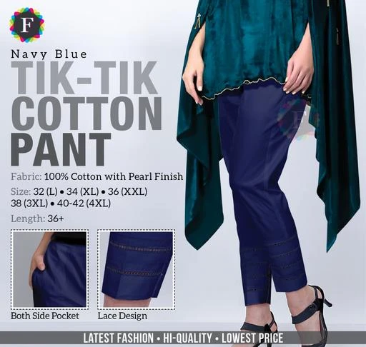 Cotton Tik Tik Lace Pant