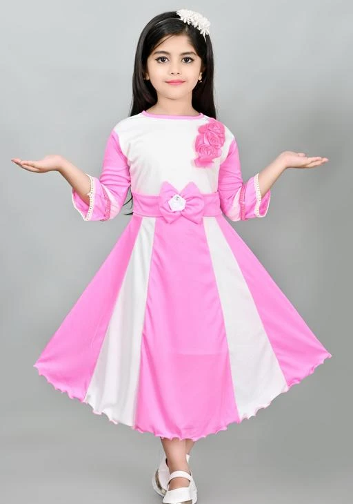 Cotton frock for sales 9 year girl