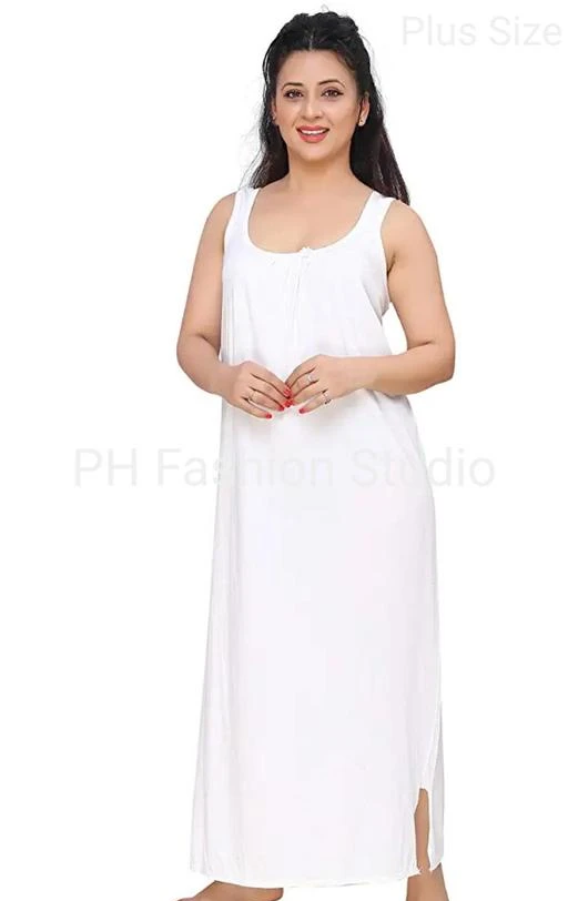 Phfs Plus Size Long Camisole Gown Slip Nighty 3xl 4xl