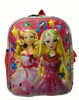 Decent BARBIE School Bag With 1 BARBIE Lunch Bag Combo  Waterproof School Bag - School Bag